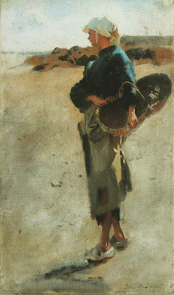 Breton Girl with a Basket